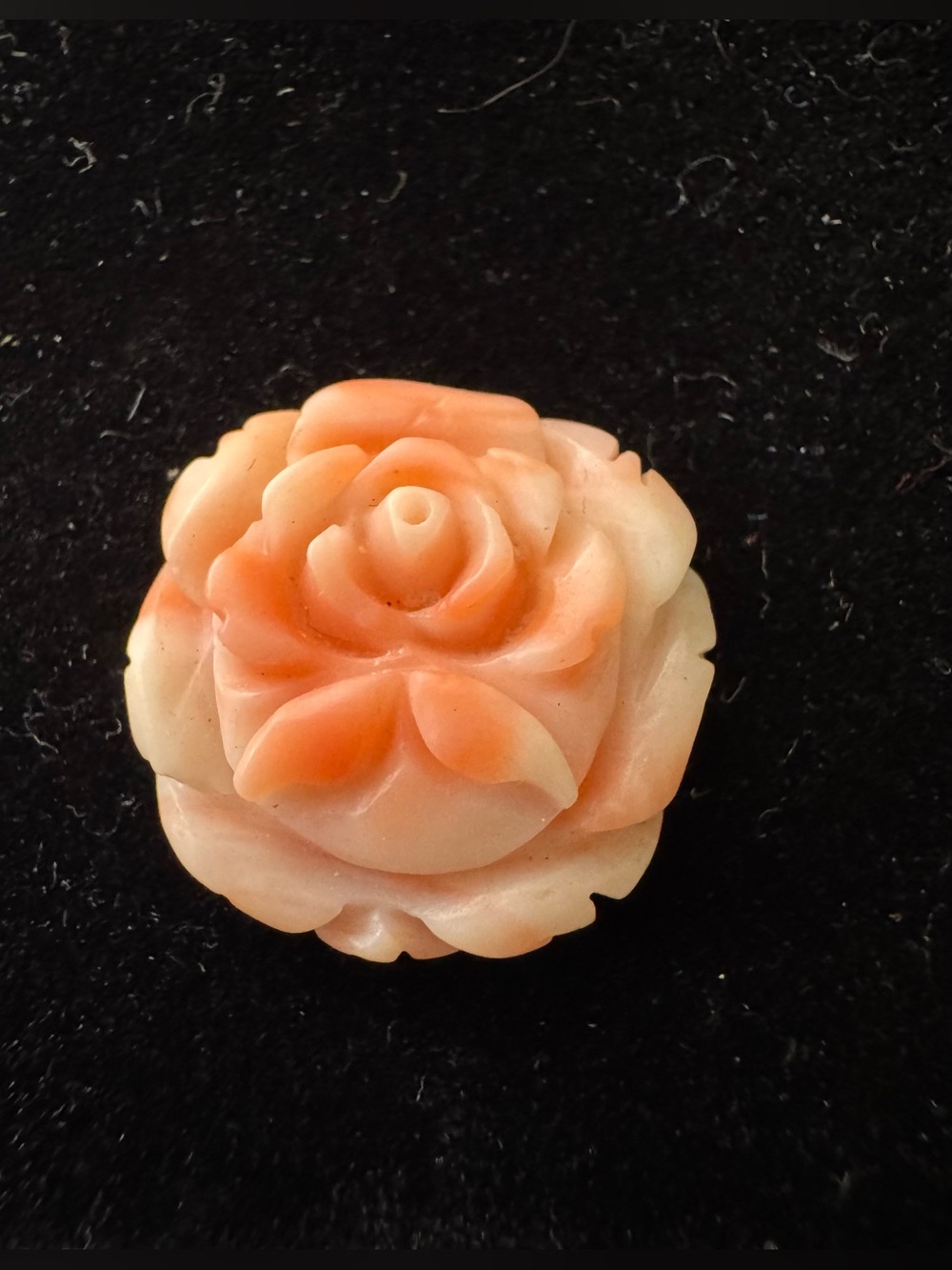 Rose Coral carvings angel skin - Women Jewelry